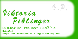 viktoria piblinger business card